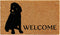 Calloway Mills 102961729 Labrador Doormat, 17" x 29", Natural/Black