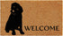 Calloway Mills 102961729 Labrador Doormat, 17" x 29", Natural/Black