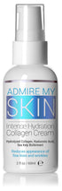 Admire My Skin Collagen Cream Moisturizer For Dry Skin - Hyaluronic Acid Cream - Non Comedogenic Hydrating Cream Eliminates Dull Dry Skin and Will Provide You With That Healthy Youthful Glow