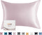 Adubor 100% Mulberry Silk Pillowcase for Hair and Skin with Hidden Zipper, Both Side 23 Momme Silk, 900 Thread Count(20x26inch, Standard Size, Pink, 1pc)