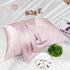 Adubor 100% Mulberry Silk Pillowcase for Hair and Skin with Hidden Zipper, Both Side 23 Momme Silk, 900 Thread Count(20x26inch, Standard Size, Pink, 1pc)