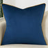 Avigers 20 x 20 Inch Navy Blue Gold Striped Geometric Lines Embroidery Velvet Cushion Case Luxury Modern Throw Pillow Cover Decorative Pillow for Couch Living Room Bedroom Car 50 x 50cm