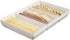 Avant 15" x 10" Plastic 3-Section Serving Tray | Set of 3 White