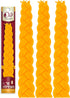 OHR CANDLES Braided Beeswax Havdalah Candle - Pure Bees Wax Shabbat Candle - Shabbat Judaica Gift - Flat Braid- 3-Pack