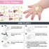 Llama Birthday Party favors Supplies Set - Llama Bracelets, Rings, Tattoos, Badges, KeyChains and Goodie bags for Classroom Rewards Carnival Prizes Set Gifts for Kids Girls - Serve 12 Guests -72Pcs