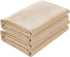 Basic Choice 2-Pack Flat Sheets, Breathable Series Bed Top Sheet, Wrinkle, Fade Resistant - Twin, Beige