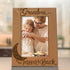 KATE POSH - Grandma I Love You to the Moon and Back Engraved Natural Wood Picture Frame, Mother's Day Gifts for Grandma, Birthday Gifts for Grandmother, Best Grandma Ever (4x6-Vertical)