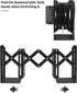 MSDADA Adjustable Bookends, Book Ends for Heavy Books, Expandable Book Organizer with Pen Holder for Desk, Shelf, Office, for 6 7 8 9-15 Boys and Girls, Extends up to 19 inches (Black)