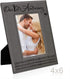 KATE POSH Our First (1st) Anniversary Engraved Leather Picture Frame - Gifts for Couple, Gifts for Him, Gift for Her, Paper, Photo Frame, First Wedding (4x6-Vertical)