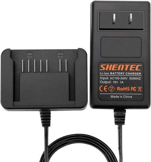 Shentec 18V Li-ion Battery Charger Compatible with Hitachi 18V 339782 BSL1830C BSL1815X BSL1815S BSL1830 330139 330557 Li-ion Slide Style Battery