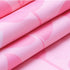 BAIHT HOME Pink Leaves Decor Soft Fabric Shower Curtain Water-Repellent Eco-Friendly Cute Polyester Fabric Bath Curtains, 72" X 72"
