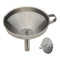 Norpro 5-Inch Stainless Steel Funnel with Detachable Strainer, Set of one, Silver