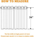 RYB HOME Blackout Curtain Tiers - Thermal Insulting Half Window Decor for Bedroom Bathroom Kitchen Kids Nursery Privacy Drapes, Beige, W 52 x L 36, 2 Panels