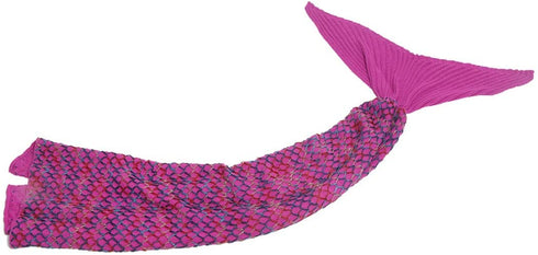 AmyHomie Mermaid Tail Blanket, Soft Crochet Sleeping Bag Blanket for Kids Adults, Mermaid Gift for Girls(Rainbow,Kids)