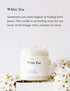 Mia's Co White Tea Scented Candle, Handmade with Natural Soy Wax and Cotton Wicks, 7.5 oz Minimalist Candle for Home, Long Lasting Burning for Stress Relief, Candle Gift for Women