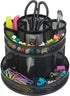 1InTheOffice 10-Compartment Rotating Desk Organizer, Scissor Rack (Mesh)