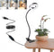 Clip on Desk Lamps,48 LEDs 360°Flexible Gooseneck Reading Table Light,3 Color Modes, 10 Dimmable Brightness, Eye-Caring USB Clamp Books Night Light for Home, Office, Dorm, Study, Work (Black)