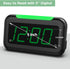 HOUSBAY Digital Alarm Clock for Bedrooms - 5 Large LED Screen with 0-100% Dimmer, 7 Color Night Light, Easy to Set, USB Charger, Battery Backup, Plug-in Clock for Kids, Teens, Boys, Girls
