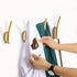 Gold Wall Hooks Towel Hooks 4 Pack Coat Hooks Wall Mounted Single Hook Heavy Duty Hardware Robe Hooks for Hanging Gold Hooks Zinc Alloy Hooks for Bathroom Garage Entryway Kitchen Home