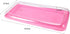 Inflatable Ice Serving Bar Coolers for Parties, Made Of Grey Material, Food Drink Salad Buffet Tray with Mesh Food Cover for Indoor and Outdoor Party Pool Picnic Luau By FEEBRIA (Pink)