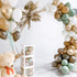 Sweet Baby Co. Neutral Sage Green Balloon Garland Kit Woodland Arch with Light Sage, Cocoa, Brown, Gold, White Balloons for Baby Shower Decorations, Hunter Jungle Theme Party Supplies, Safari Decor
