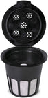 Cafe Supreme Reusable Single Serve Coffee Filter K Cup Pod + EZ-Scoop Coffee Scoop with Funnel | Compatible with Keurig K Supreme (Plus) Coffee Maker