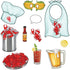 Beistle 22 Piece Crawfish Photo Fun Signs, 3"-16", Multicolor