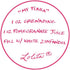 Lolita My Tiara Artisan Painted Wine Glass Gift