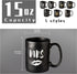 Funny Coffee Mug Set of 2, 15oz,Mr and Mrs Novelty Ceramic Cup with Unique handmade Potholes, Great Gift Idea For Wedding Birthday Christmas
