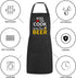 Funny Chef Aprons for Men with Pockets, Kiss the Cook Kitchen BBQ Cooking Dad Apron, Grill Gifts for Birthday Christmas Thanksgiving Fathers Day