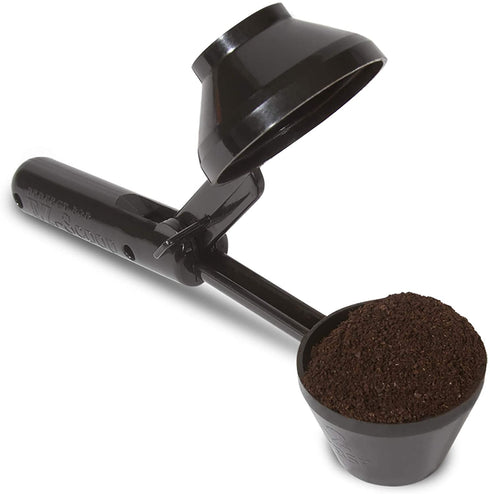 Cafe Supreme Reusable Single Serve Coffee Filter K Cup Pod + EZ-Scoop Coffee Scoop with Funnel | Compatible with Keurig K Supreme (Plus) Coffee Maker