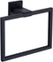 Towel Holder Matte Black, Angle Simple Stainless Steel Bathroom Hand Towel Rack, Square Towel Ring for Wall, 7.09-Inch