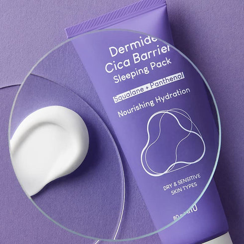 PURITO Dermide CICA Barrier Sleeping Pack 2.7 fl.oz / 80ml ceramide and centella, Night Cream, Sensitive Type, Moisture Pack
