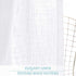 RYB HOME Semi Sheer Curtain Valance Window Topper, Textured Linen Sheer Kitchen Curtain Tier Swag Set, Privacy Half Window Curtains for Bedroom Living Room Bathroom, W 36 x L 63, 2 Panels, White