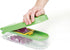 Prepworks by Progressive Dice and Slice Chopper, 3 Interchangeable Blades, Veggie Chopper, Fruit Chopper, Onion Chopper, Non-Skid Base, Multicolored, Pack of 1