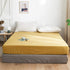 mixinni Modern Style Super Soft Gold Fitted Sheet Solid Color Bed Sheet 15" Deep Pocket Full/Queen Size-(Only 1 Gold Color Fitted Sheet)