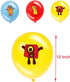 Galoulo Number Birthday Party Supplies For Blocks ,Number Birthday Party Decorations For Blocks Included Cake Toppers, CupCake Toppers, Balloon, Banner, Number Theme block Party Favor Pack Set