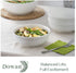 DOWAN Soup Bowls for Kitchen, 32 oz White Bowls for Cereal Salad Ramen Noodle, Porcelain Bowls with Non-slip Design, Sturdy and Easy to Hold, Set of 3, 7.25 Inch