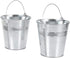 BESTOMZ Mini Metal Bucket Set of 6 10.5x7.2x10.5cm