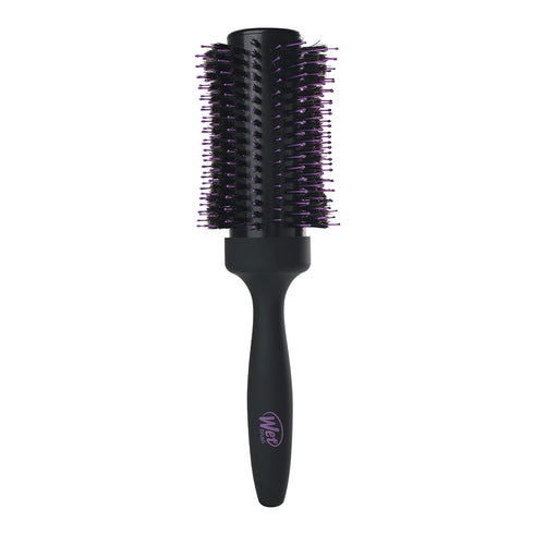 Wet Brush Volume & Body Round Brush for Thick to Coarse Hair - Volumizing Salon Blow-Out with Less Pain, Effort & Breakage - Professional & Lightweight Natural Boar Bristle Detangles and Removes Knots