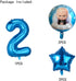 Baby Boss 2nd Birthday Decorations Blue Number 2 Balloons 32 Inch | The Baby Boss Birthday Balloons for Kids Birthday Baby Shower Decorations (Baby 2nd Birthday)