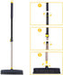 Yocada Push Broom Brush Stiff Bristles Broom Head Telescopic Heavy-Duty Outdoor Commercial for Cleaning Bathroom Kitchen Patio Garage Deck Concrete Wood Stone Tile Floor