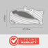 ZIPIT Monster Pencil Case Special Edition, Clear Transparent