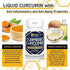 NATURAL STACKS Turmeric Curcumin 60 ct. - 185x More Bioavailable Liquid Soft Gel - Supports Healthy Joints, Brain Function and Inflammation Response - 100mg Organic Coconut Oil for Rapid Absorption