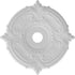 Ekena Millwork CMP22AT Attica PVC Thermoformed Ceiilng Medallions, 22"OD x 3 1/2"ID x 1"P (Fits Canopies up to 7 3/4"), Unfinished
