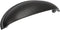 Amerock | Cabinet Cup Pull | Flat Black | 3 inch (76 mm) Center to Center | Ravino | 5 Pack | Drawer Pull | Drawer Handle | Cabinet Hardware