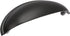 Amerock | Cabinet Cup Pull | Flat Black | 3 inch (76 mm) Center to Center | Ravino | 5 Pack | Drawer Pull | Drawer Handle | Cabinet Hardware