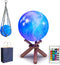Growiner Moon Lamp, 3D Moon Lamp 3.9Inch Galaxy Lamp Gifts for 3 4 5 6 7 8 9 10 11 12 13 14 15 16 17 18 19+ Year Old Girl Christmas Birthday Teen Girls Gifts 16 Colors with Stand Touch Pat Remote