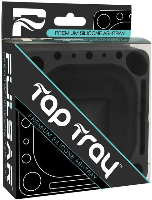 Pulsar Tap Tray Silicone Ashtray - Assorted Colors (Black)