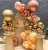 Oopat DIY Metallic Rose Gold blush Balloon Garland kit for Womens Birthday Bachelorette Party Graduation Wedding Anniversary Engagement Party Decoration